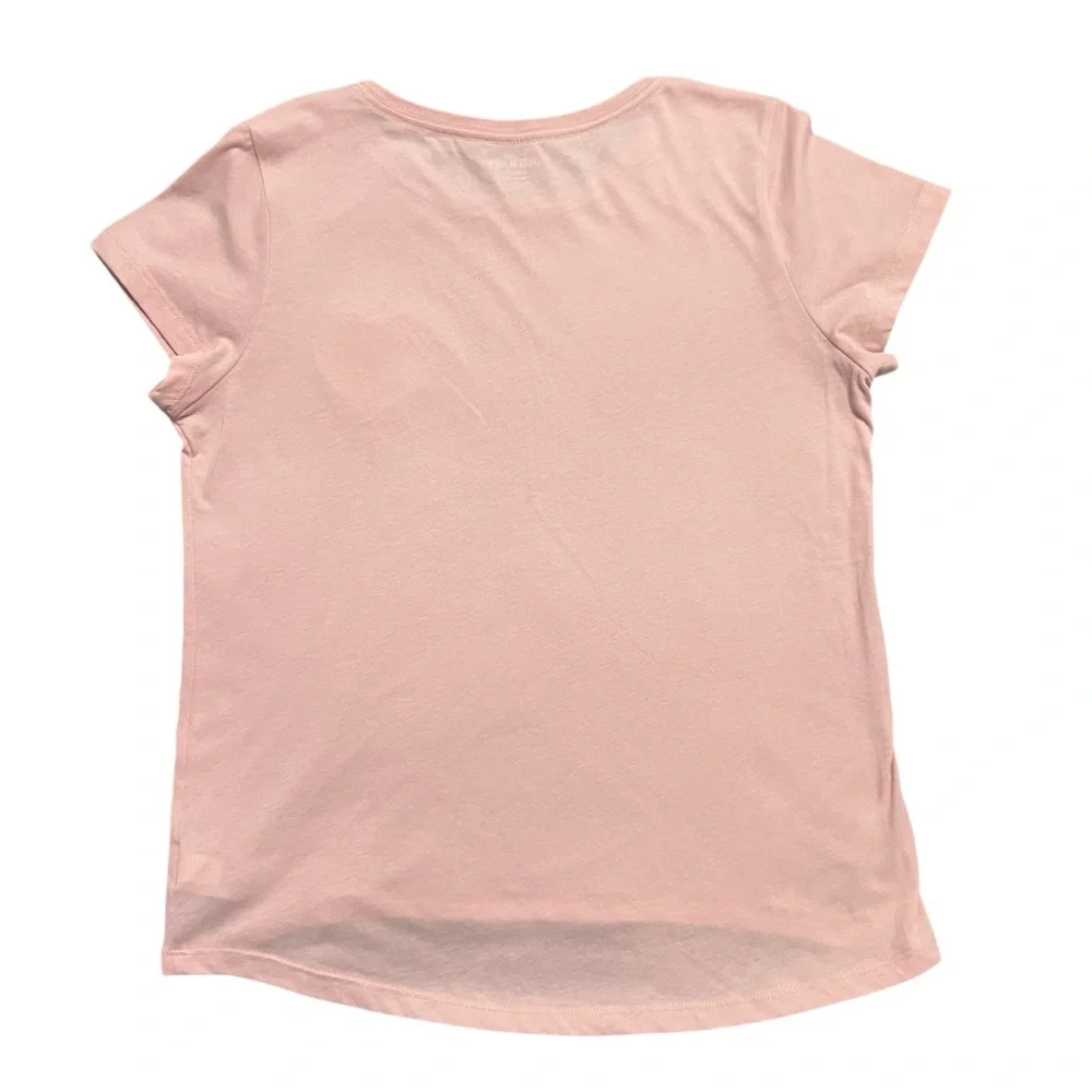 Old Navy XL (14-16) Pink Heart Pocket Tee Shirt
